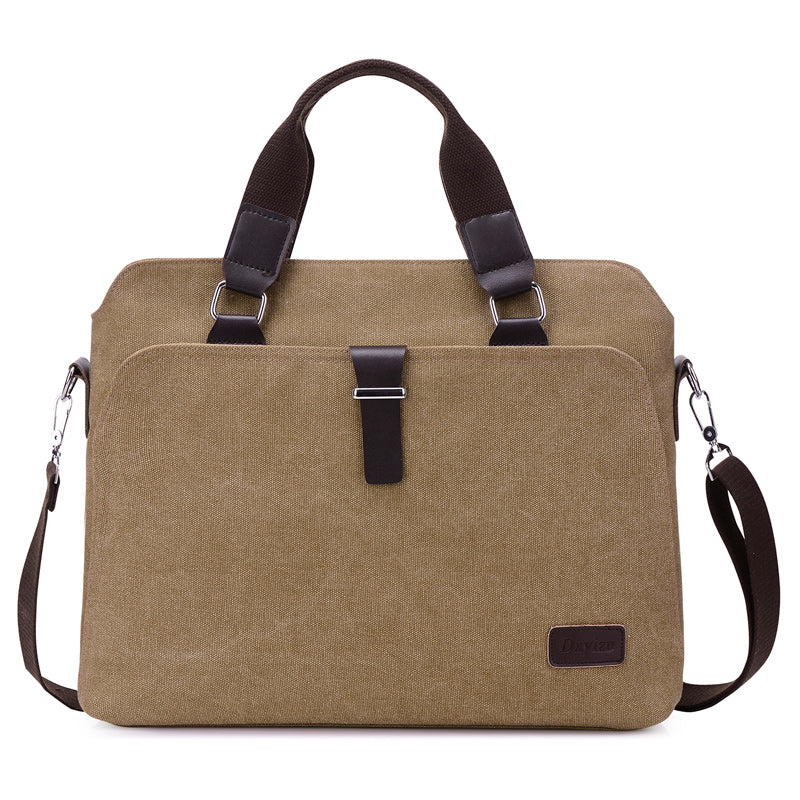 Sac fourre-tout pour hommes, mallette simple, mode toile