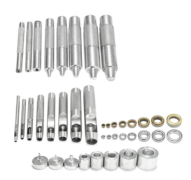 1 set 3,5 mm metallverktyg för läderhantverk