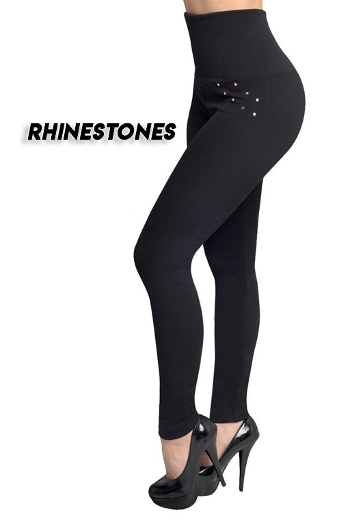 High Waist Tight Pants Tummy Control Zipper Leggings for Women Seamless Fuel with Diamond-Padded Pants