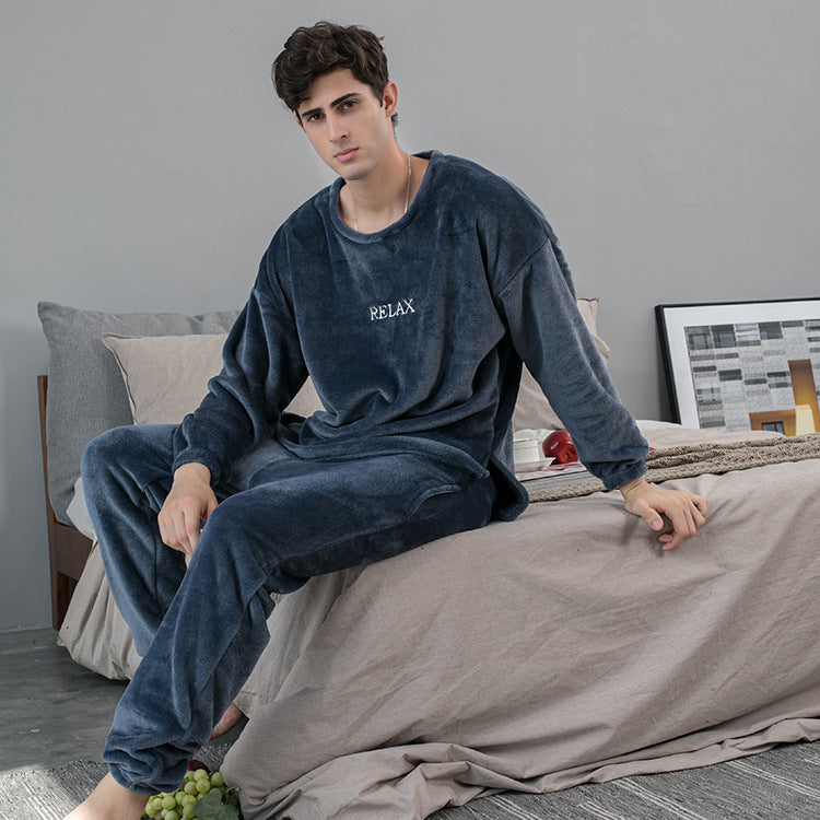 Ensembles de pyjamas en flanelle vêtements de maison d'hiver pour femmes hommes vêtements de nuit Couple