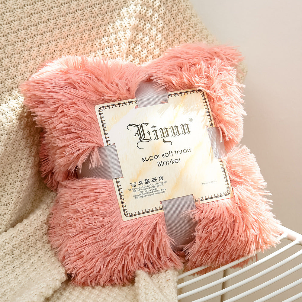 Sunday Cozy Coral Fleece Blanket