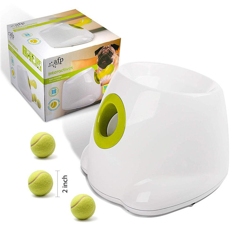 Automatic Interactive Ball Launcher - Dog Pet Toy with 3 Distance Settings