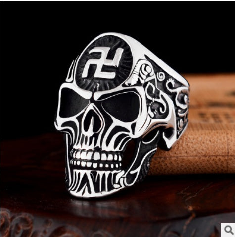 Skull Ring Smycken Mode Ring
