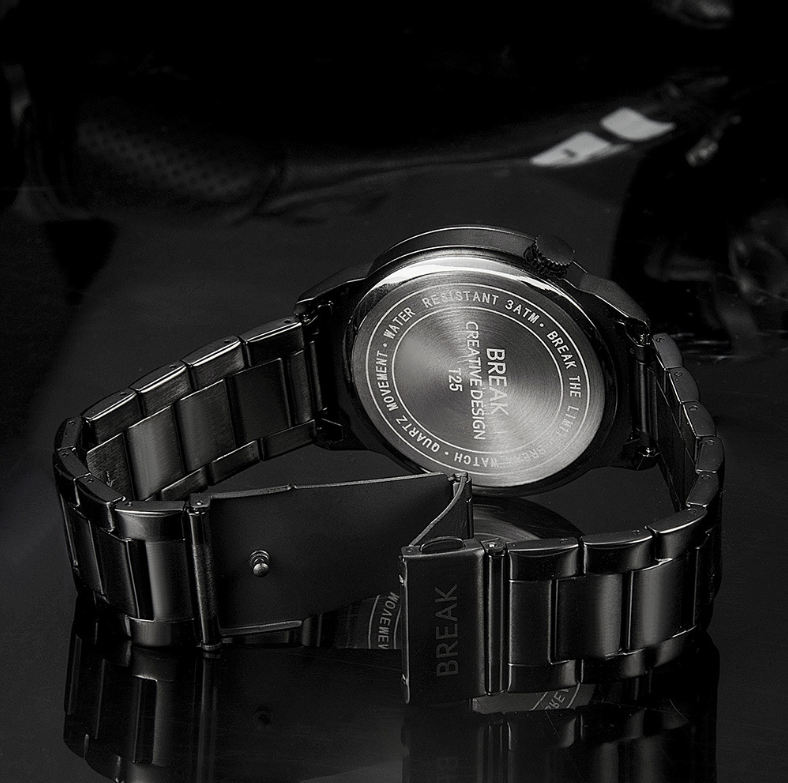 BREAK photographe série Unique appareil photo Style bracelet en acier inoxydable hommes femmes décontracté mode Sport Quartz moderne cadeau montres-bracelets