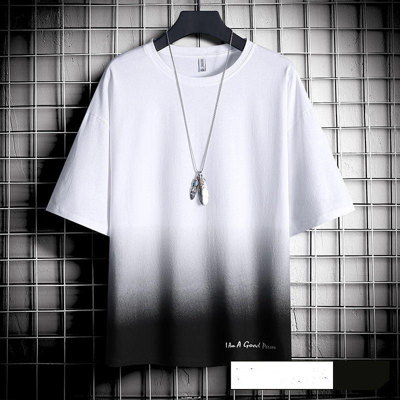 T-shirt ample style Hong Kong pour hommes