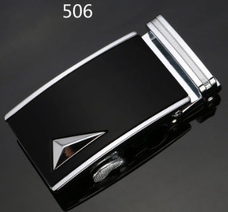 Wide Alloy Belt Buckle - Bold Statement