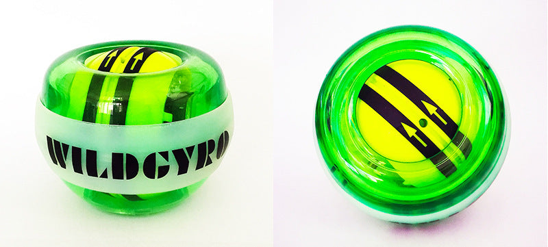 Professional Fitness Wrist Ball - ABS & Zinc Alloy Gyroscopic Trainer (6 LED Color Options)