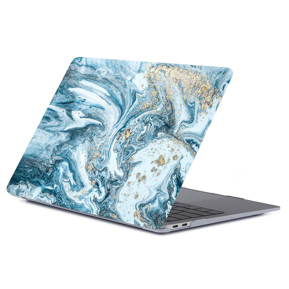 Notebook marmorerat frostat skyddsfodral