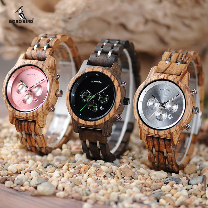 Montre en bois pour hommes