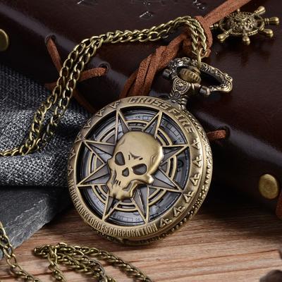 Vintage Necklace Quartz Pocket Watch For Men And Women Chain Watch - Nostalgic Elegant Precise Stylish Unisex