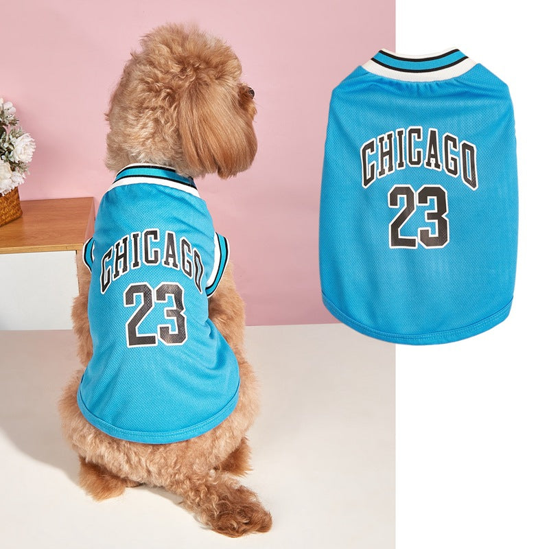 Vêtements pour animaux de compagnie, gilet de basket-ball, vêtements pour chien