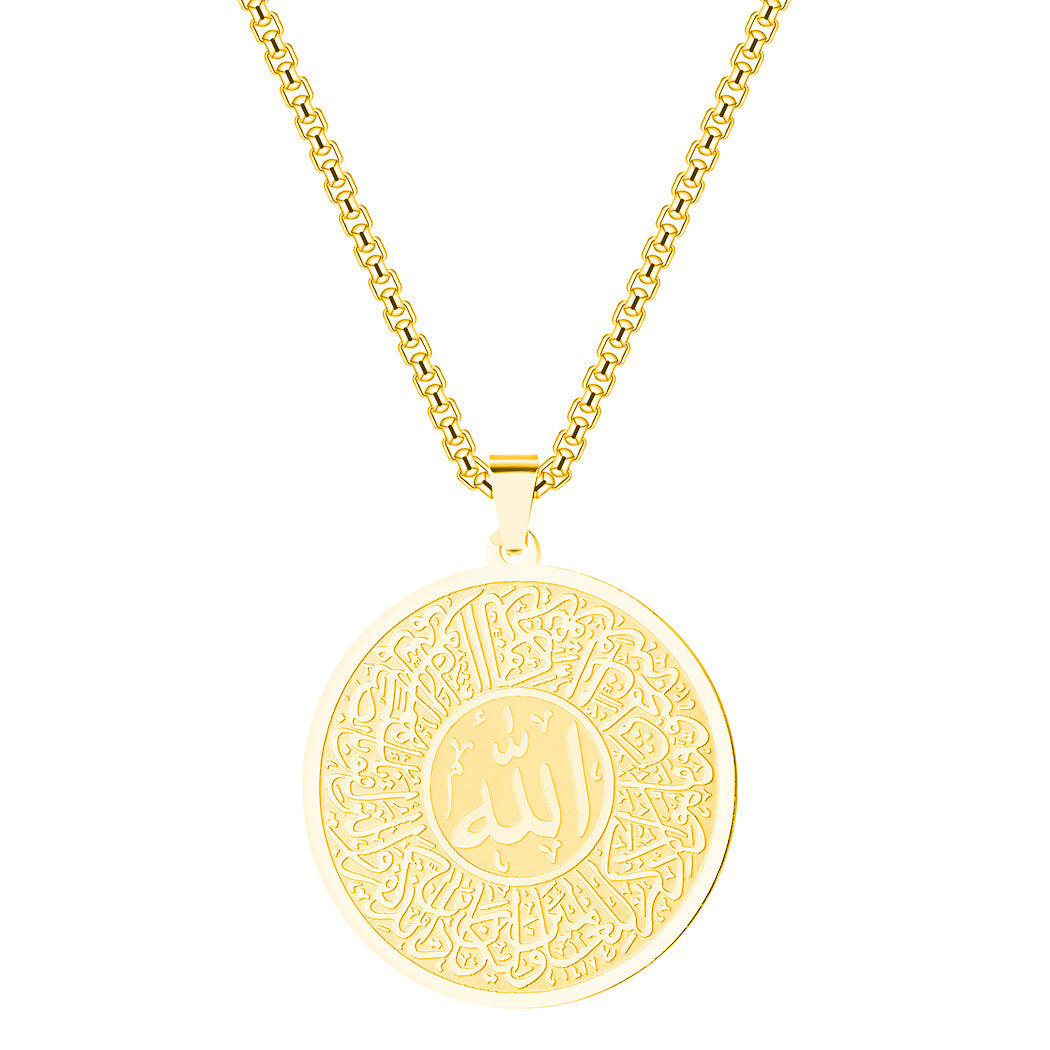 Collier Calligraphie Homme Accessoires Bijoux