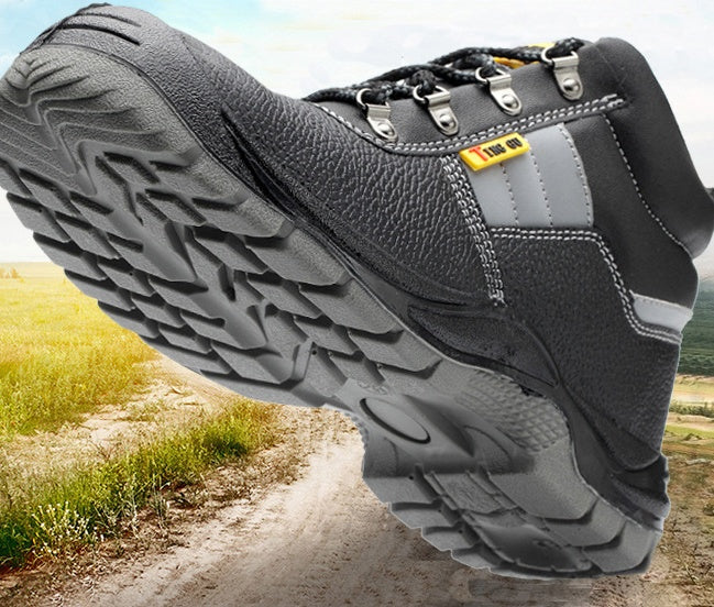 Skyddsskor med kraftiga sneakers, tåhätta, stålskyddsstövlar för män