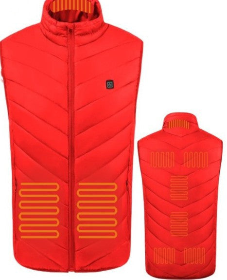 Gilet chauffant en coton