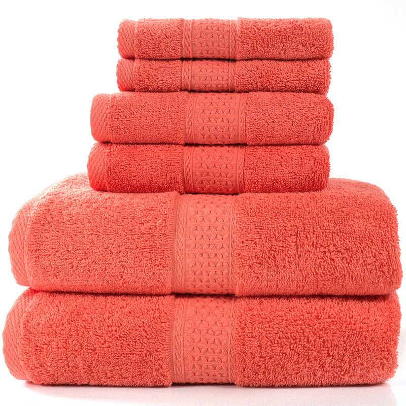 Ensemble de serviettes absorbantes en coton de 3 pièces et 6 pièces