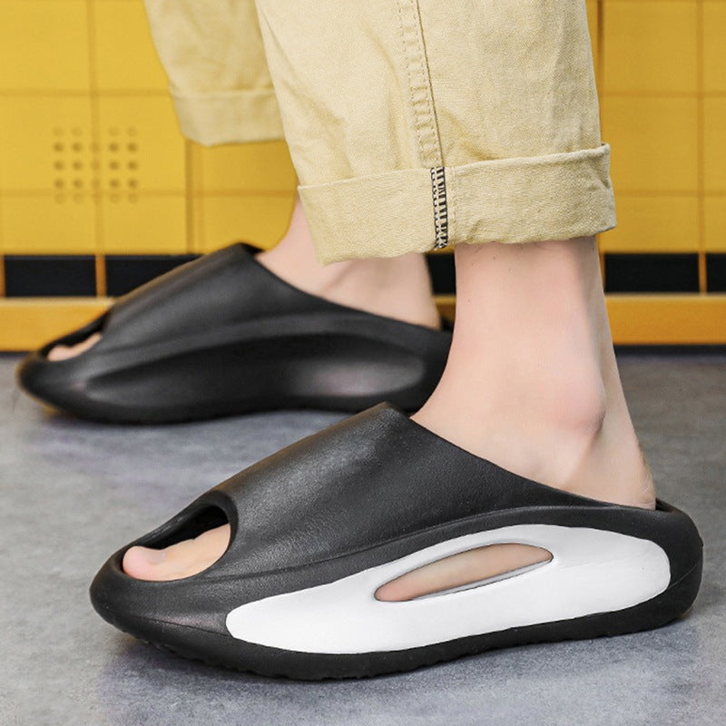 Ins Tofflor Kvinnor Män Peep Toe Slipper Summer Hollow Unisex Sport Beach Shoes