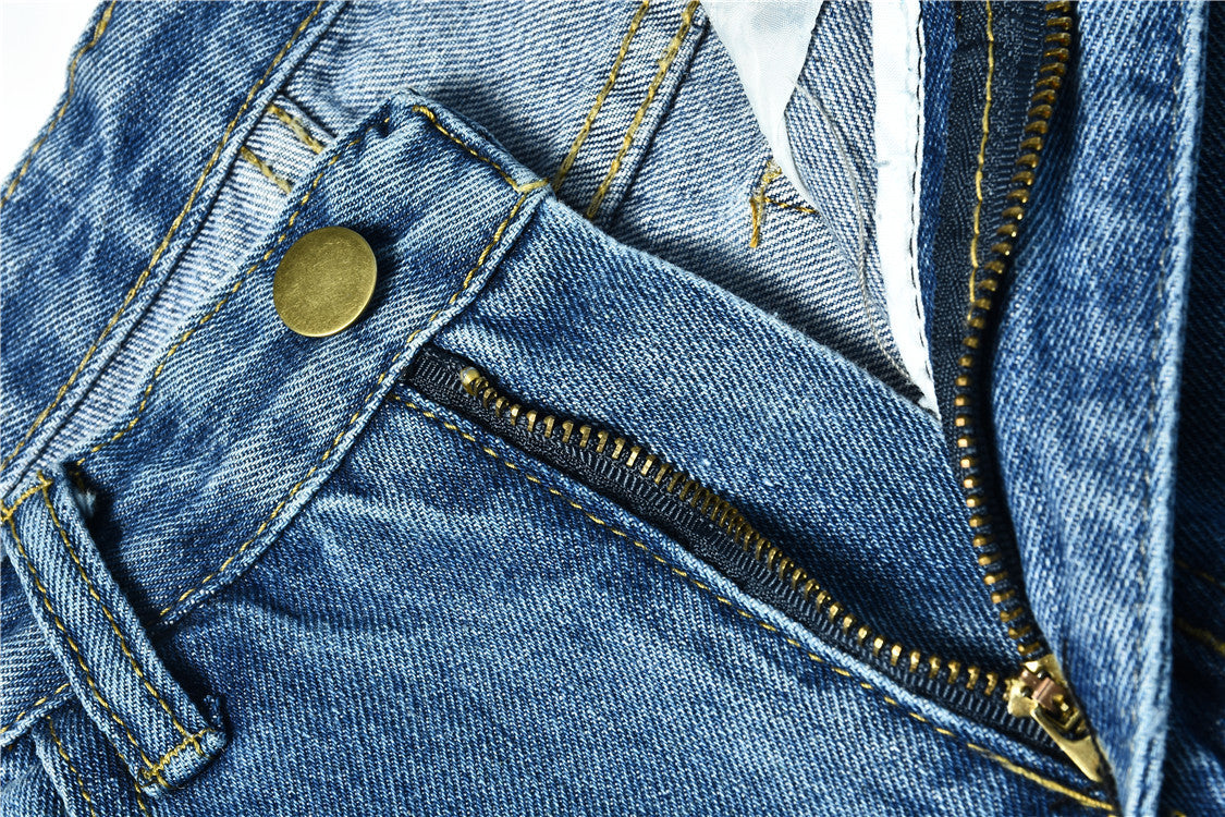 Rippade jeans personlighet kvinnor