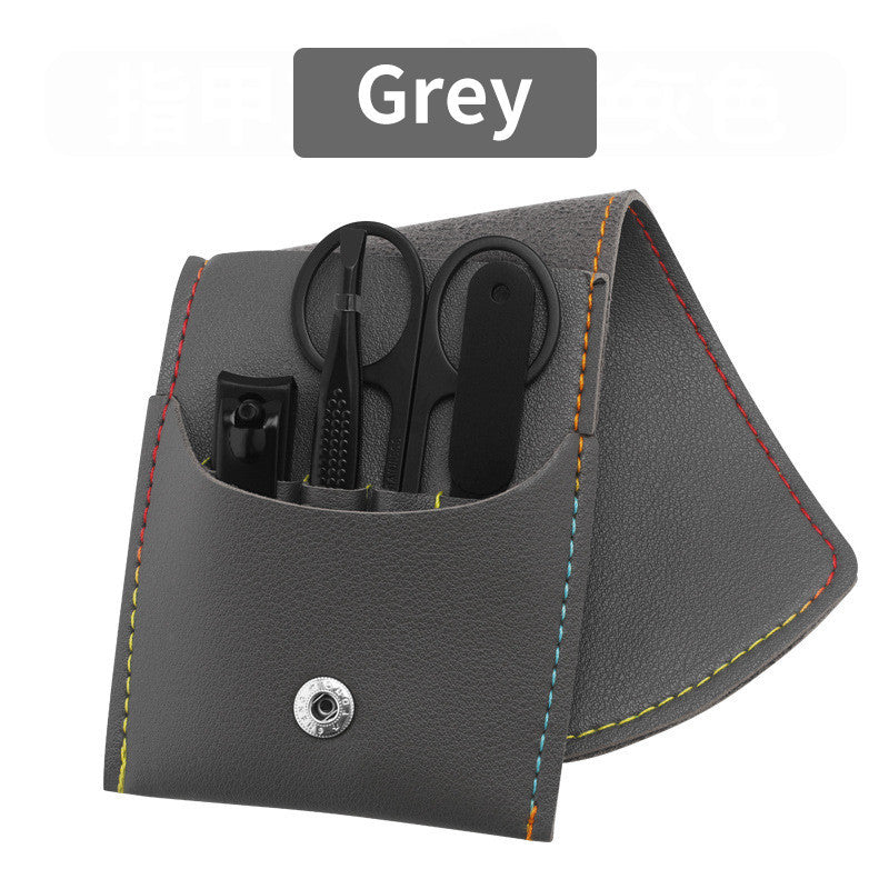 Professional Manicure Set - 16 Pieces 138x110x23mm Stainless Steel | PU Leather Case Gift