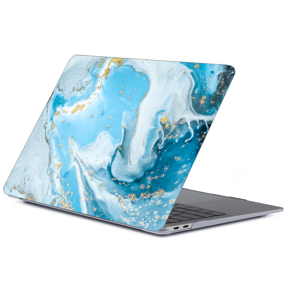 Notebook marmorerat frostat skyddsfodral