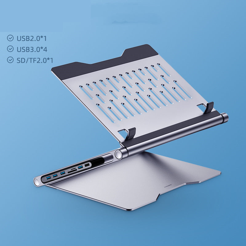 Lapstop-stativ med 8-i-1 dockningsstation