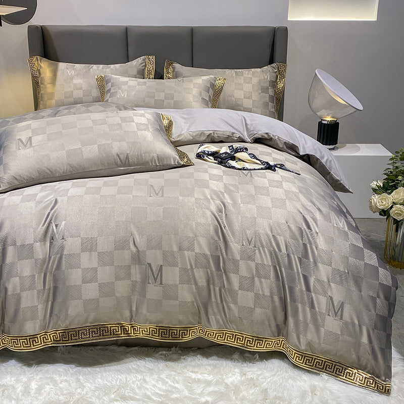 Silk Cotton Lakan Lakan Quilt Cover Bed