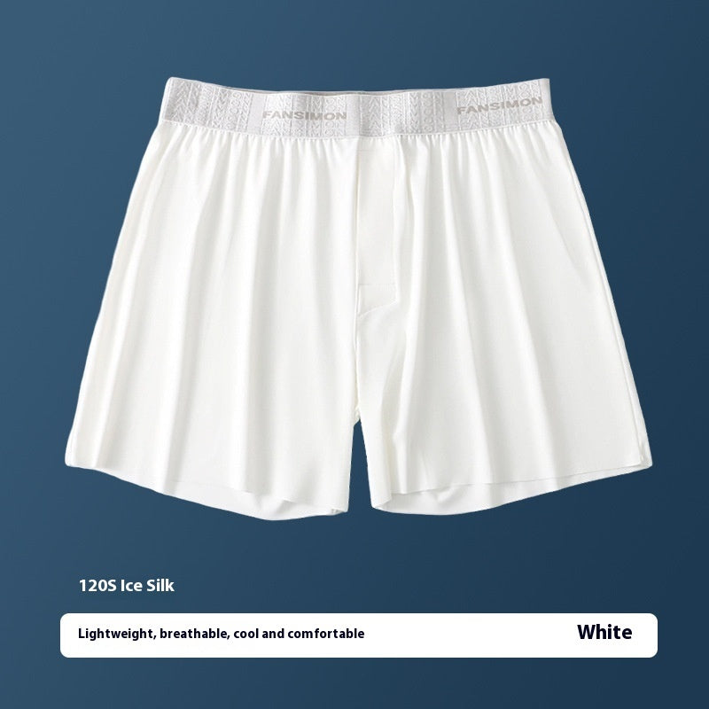 Herrunderkläder i issiden, plusstorlek, lösa boxershorts