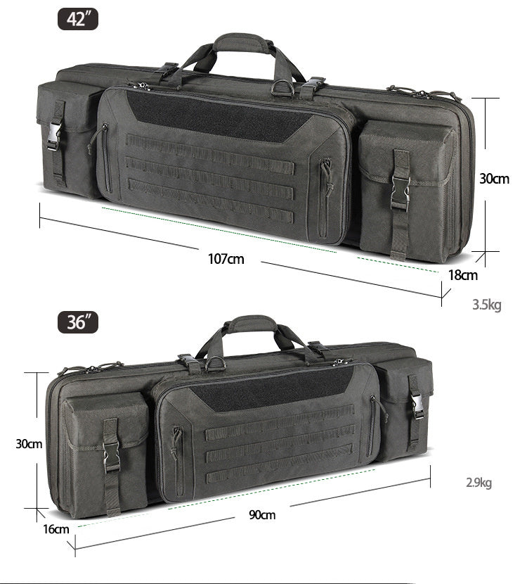Stor kapacitet Big Belly Fish Havsfiskeväska Luya Double Layer Fishing Rod Bag
