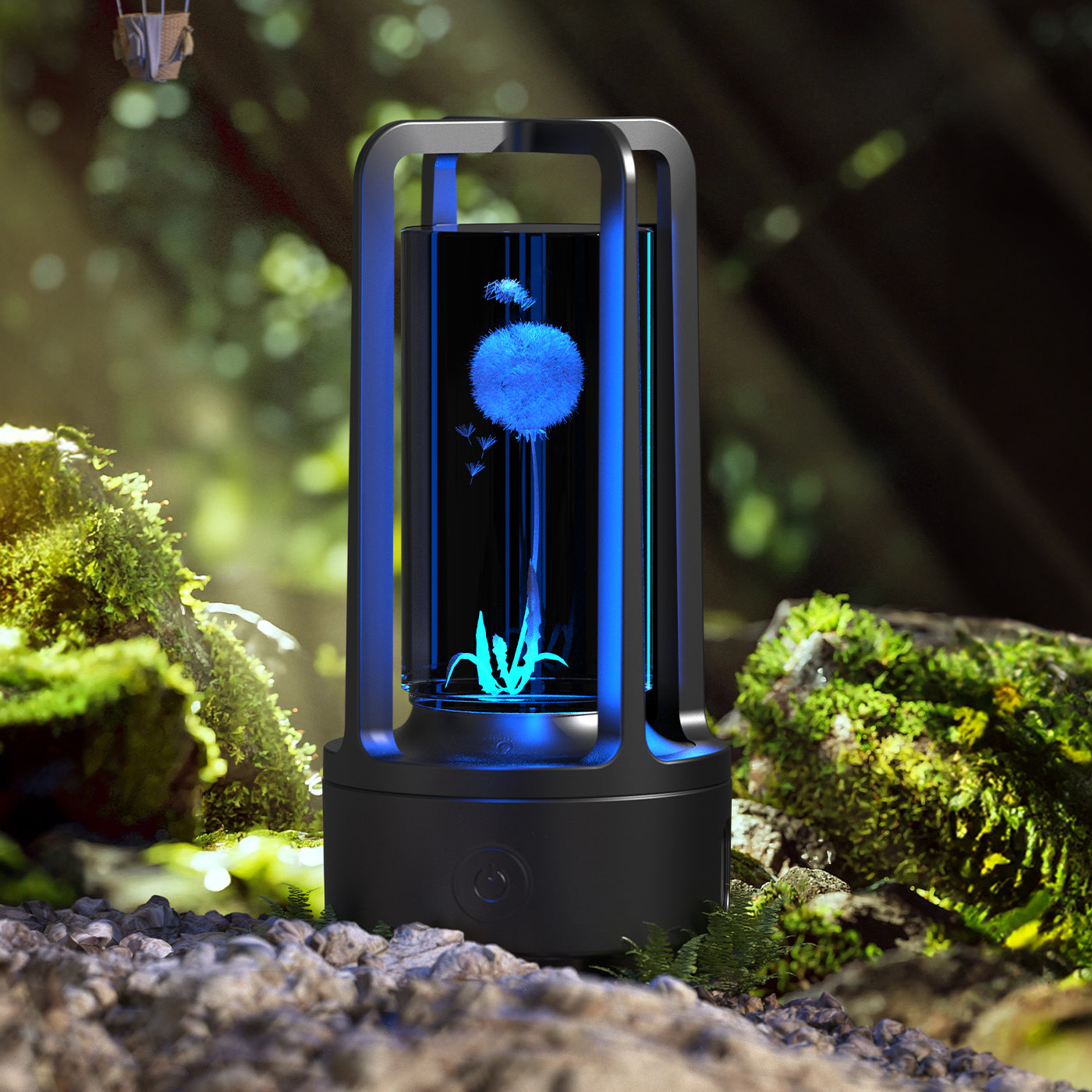 Creative 2 i 1 ljud akryl kristall lampa och Bluetooth-högtalare Alla hjärtans dag gåva Touch nattlampa