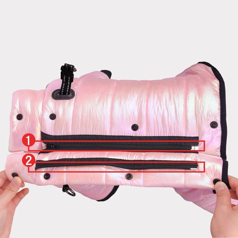 Animal de compagnie Anti-lumière chaud nouvel Article vêtements hiver chien doudoune imperméable animaux vêtements pour petits chiens