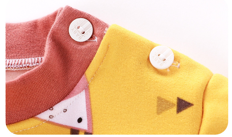 Ensemble de sous-vêtements thermiques épais en velours pour enfants Plus