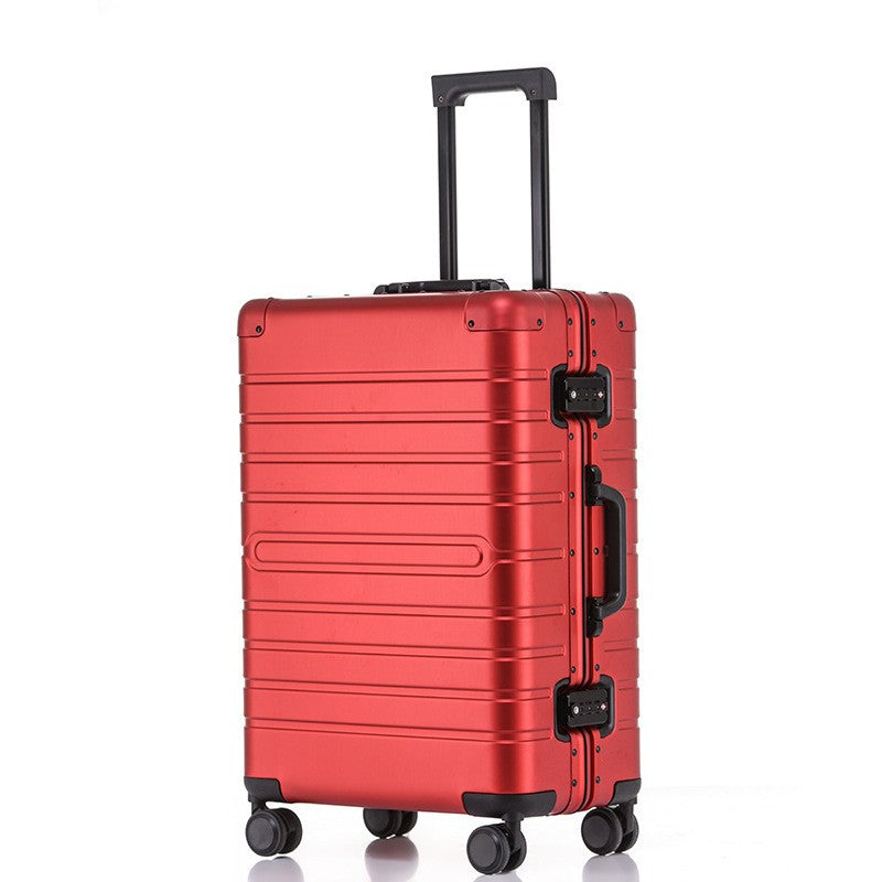 All Aluminium Magnesium Alloy Trolley Case Universal Wheel Metal Box