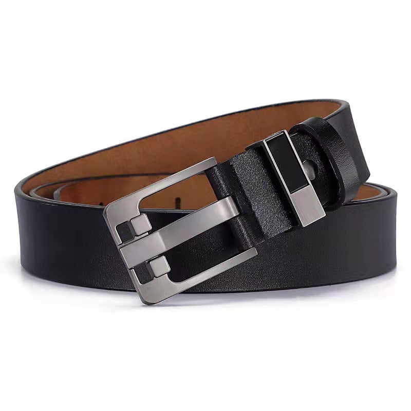 Men's Retro Oversized Wide Needle Buckle Belt - Bold Statement
