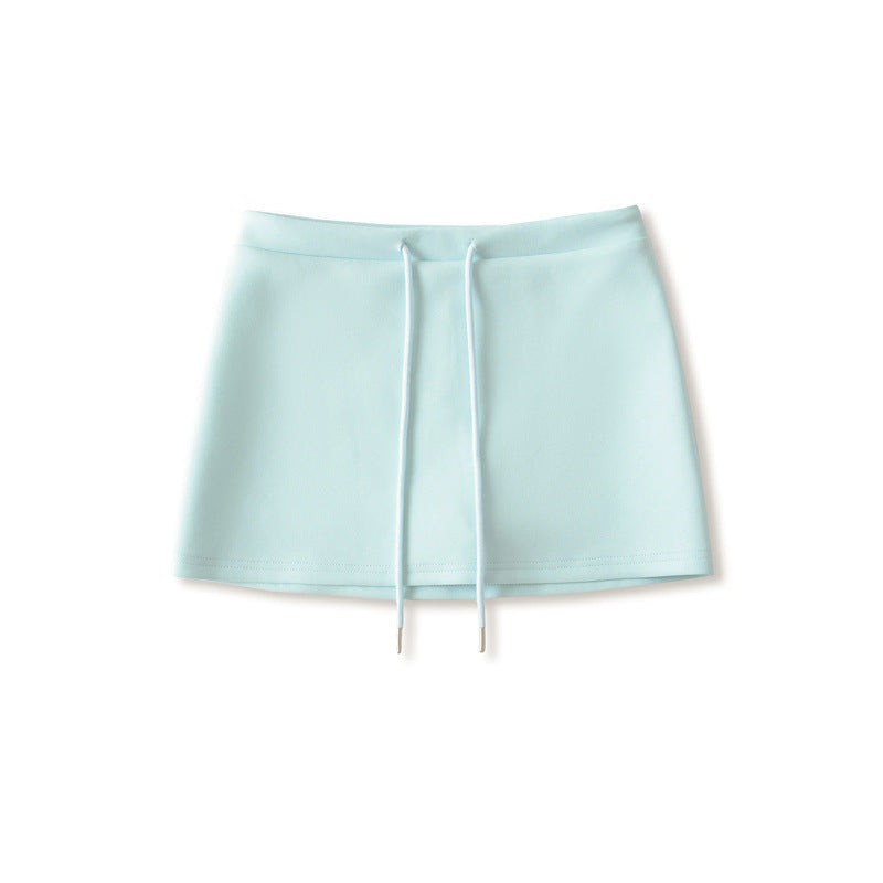 Professional Sweet Hot Girl Style Low Waist Drawstring Hip Skirt - Sexy Design (Adjustable Fit, Curve-Accentuating)