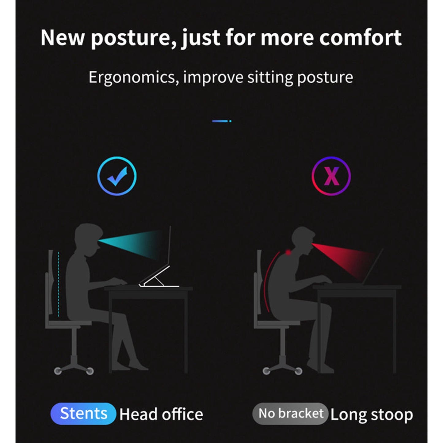 Holiday Relaxation Laptop Stand - Summer Comfort & Cooling