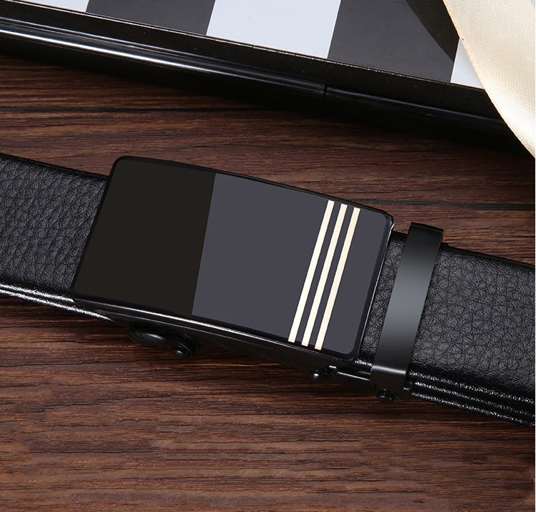 Men's Business Acrylic Automatic Belt - Contemporary Innovation