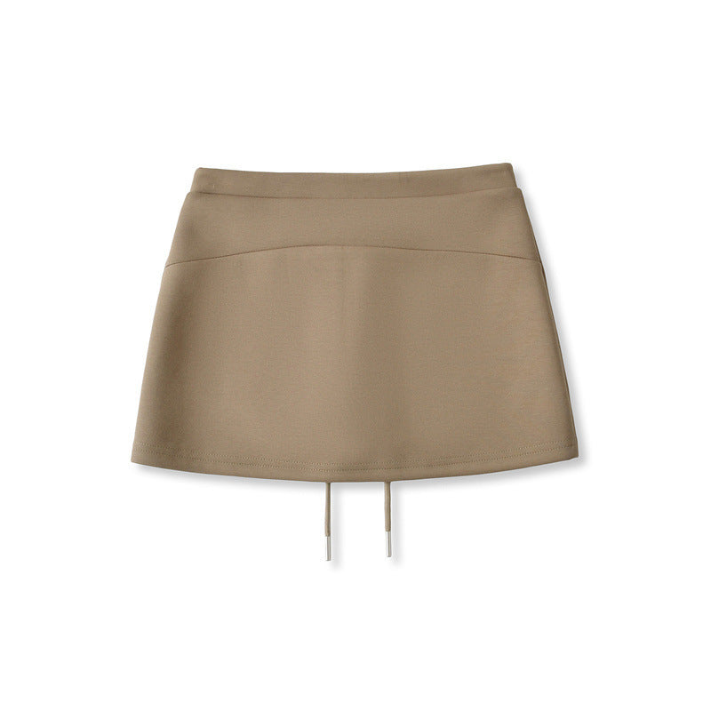 Professional Sweet Hot Girl Style Low Waist Drawstring Hip Skirt - Sexy Design (Adjustable Fit, Curve-Accentuating)