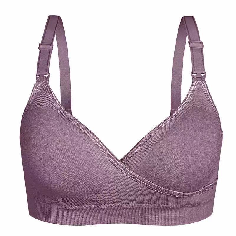 Large Size Breastfeeding Underwear Bra With Front Button Closure For Pregnant Women