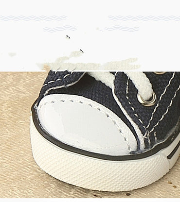 Chaussures pour animaux de compagnie en toile de denim respirantes et confortables