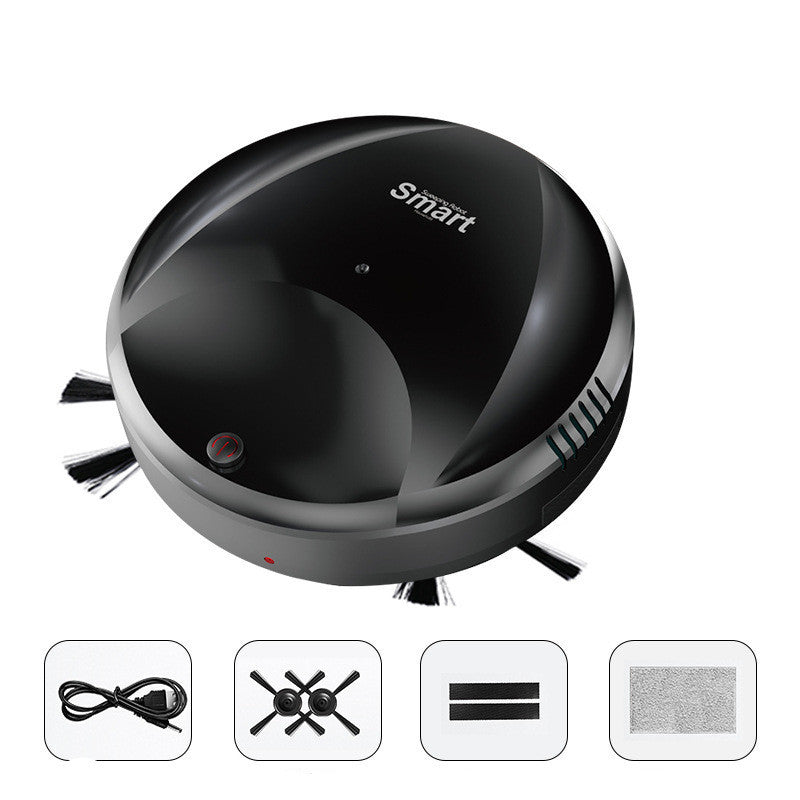 USB Rechargeable Robot Mop - Automatic Floor Cleaning Machine with Spray Function