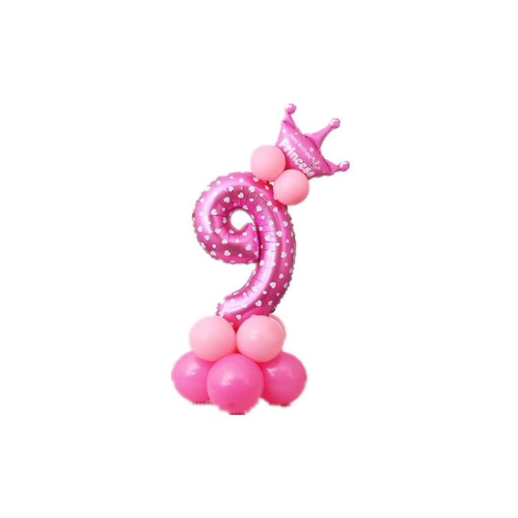 Ballon en aluminium pour fête d'anniversaire