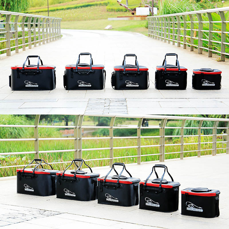 Professional EVA Fishing Bucket - Collapsible Live Well Tank for Anglers