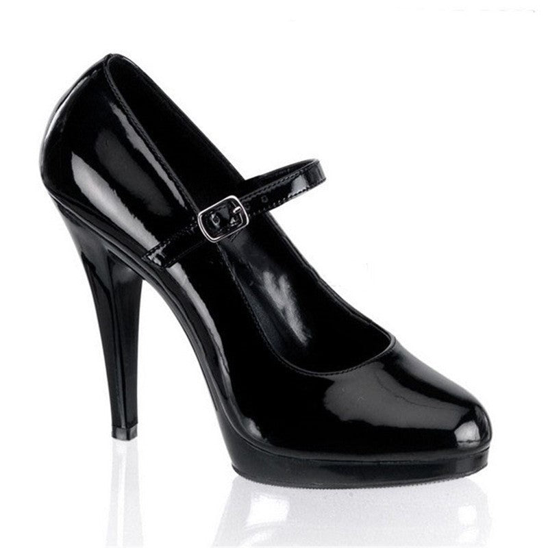 Women's Stage Wedding Platform Shoes - Buckle Design
