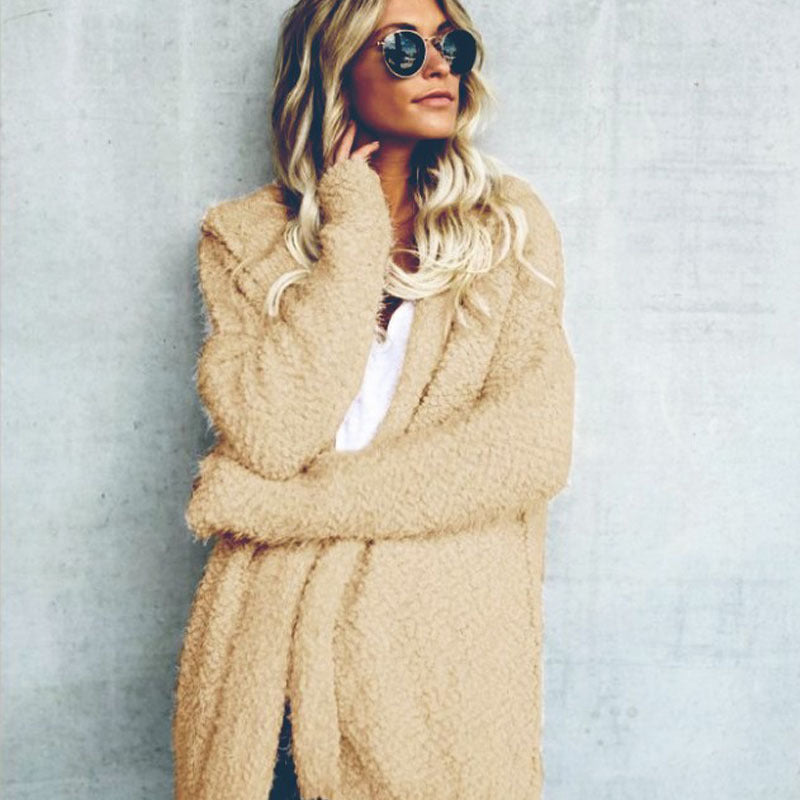 Stylish Hooded Cardigan Jacket For Women - Chic Comfortable High-Quality Soft Cozy Trendy Classic Elegant
