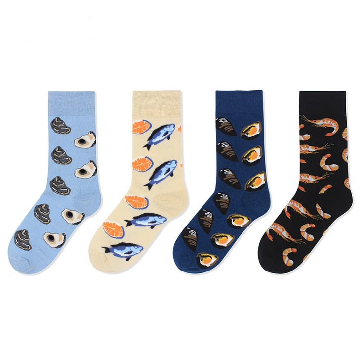 Chaussettes fruits de mer