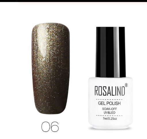 ROSALIND Pure Colors Gel Polish Collection - 7ML | 58 Colors + Base/Top UV/LED