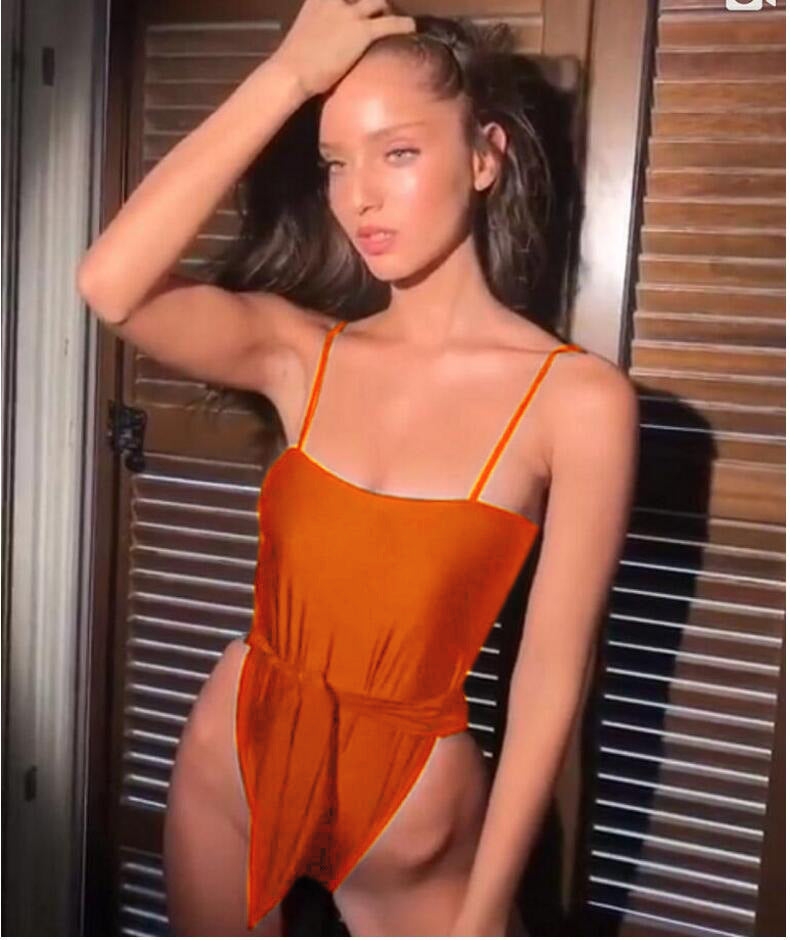 Professional Sexy Swimsuit Women Swimwear One Piece Halter Push Up Swimsuit Bandage Bathing Suit Wear Female Beachwear - Premium Materials (Flattering Design, All-Day Comfort)