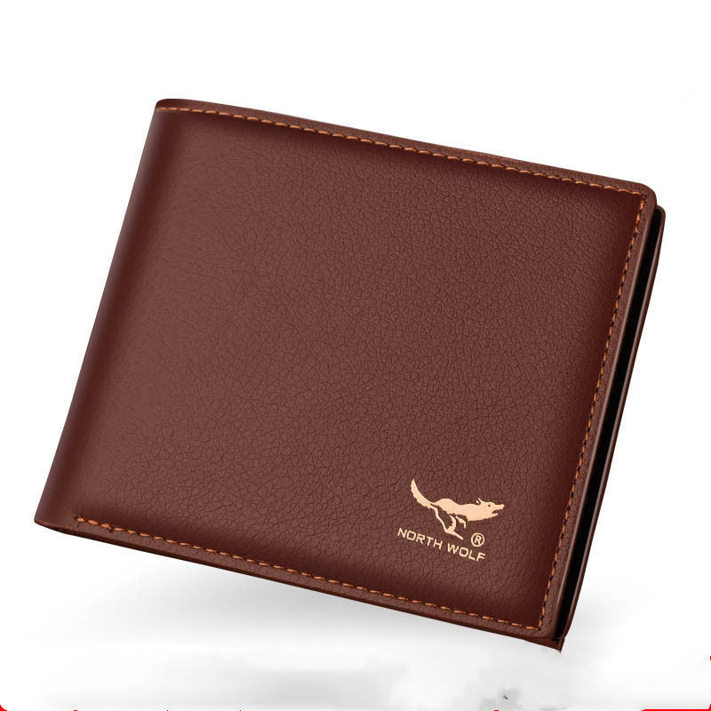 Men's Wallet Short Zipper Korean Style Wallet