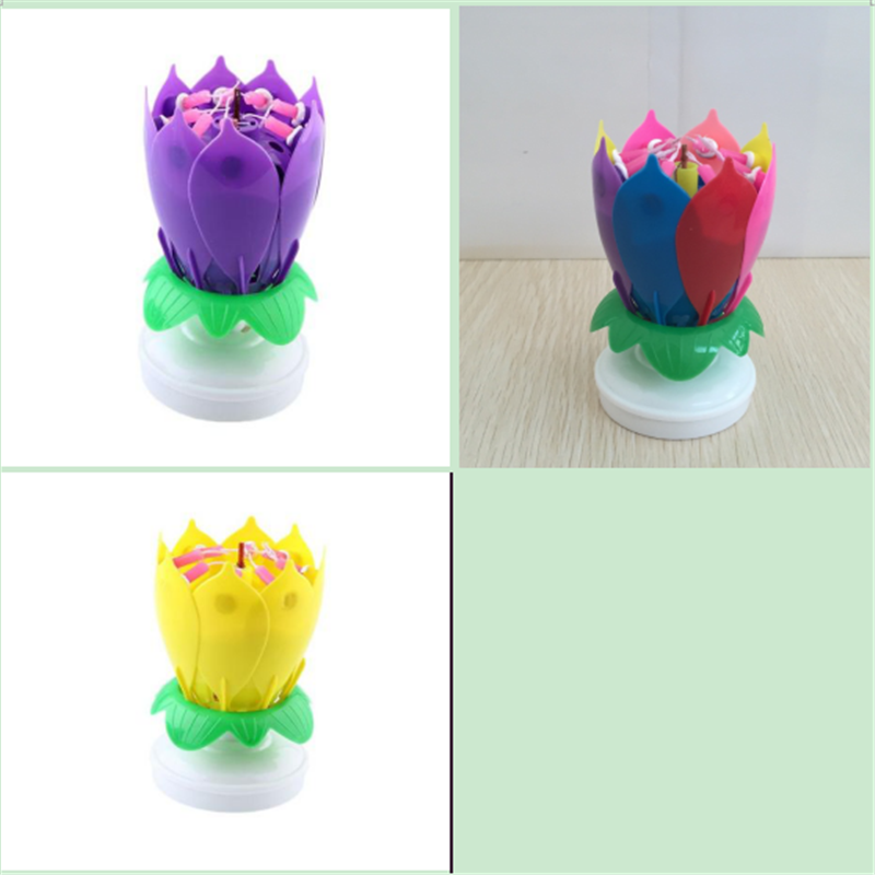 Incroyables bougies de lotus