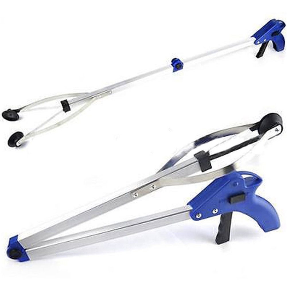Aluminum Alloy Folding Trash Clip Picking Device Household Picking Unit Sanitation Garbage Clamp Health Clip