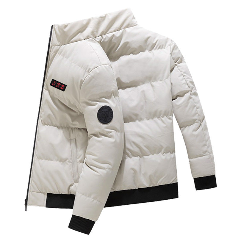 Veste chauffante chaude d'extérieur, coupe-vent, vêtements rembourrés en coton, chauffage USB, garde au chaud en hiver